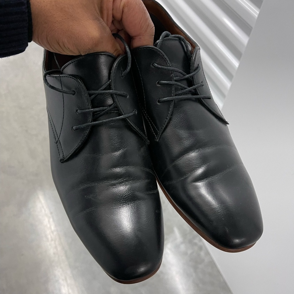 Call IT Spring Black lace-up shoes Sz 10